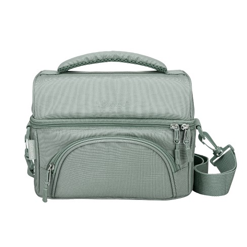 Bentgo Classic Bag (Green) - Insulated Lunch Bag Keeps Food Cold On the Go  - Fits the Bentgo Classic Lunch Box, Bentgo Cup, Bentgo Sauce Dippers and  an Ice Pack - Works