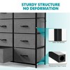 AZL1 Life Concept Utility Storage Drawers Stylish and Functional Storage, 8 Drawer Dresser for Nursery, Closet, Entryway, Gray, 31.5"*11.8"*36.4" - 3 of 4
