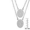 Steeltime Ladies stainless steel religious/our lady of guadalupe scapular necklace. Color Options: Silver, Gold - 3 of 4