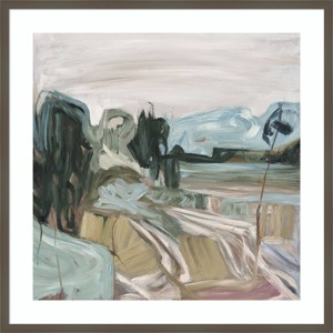 Amanti Art Formless Fields by Urban Road Wood Framed Wall Art Print - 1 of 4
