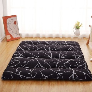 Floral Print Style Japanese Floor Mattress Indoor Living Room Bedroom Furniture, Tatami Mat Portable Floor Bed Roll Up Mattress for Camping Travel - 1 of 4