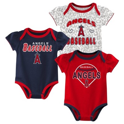 Mlb Los Angeles Dodgers Infant Boys' White Pinstripe 3pk Bodysuits - 3-6m :  Target