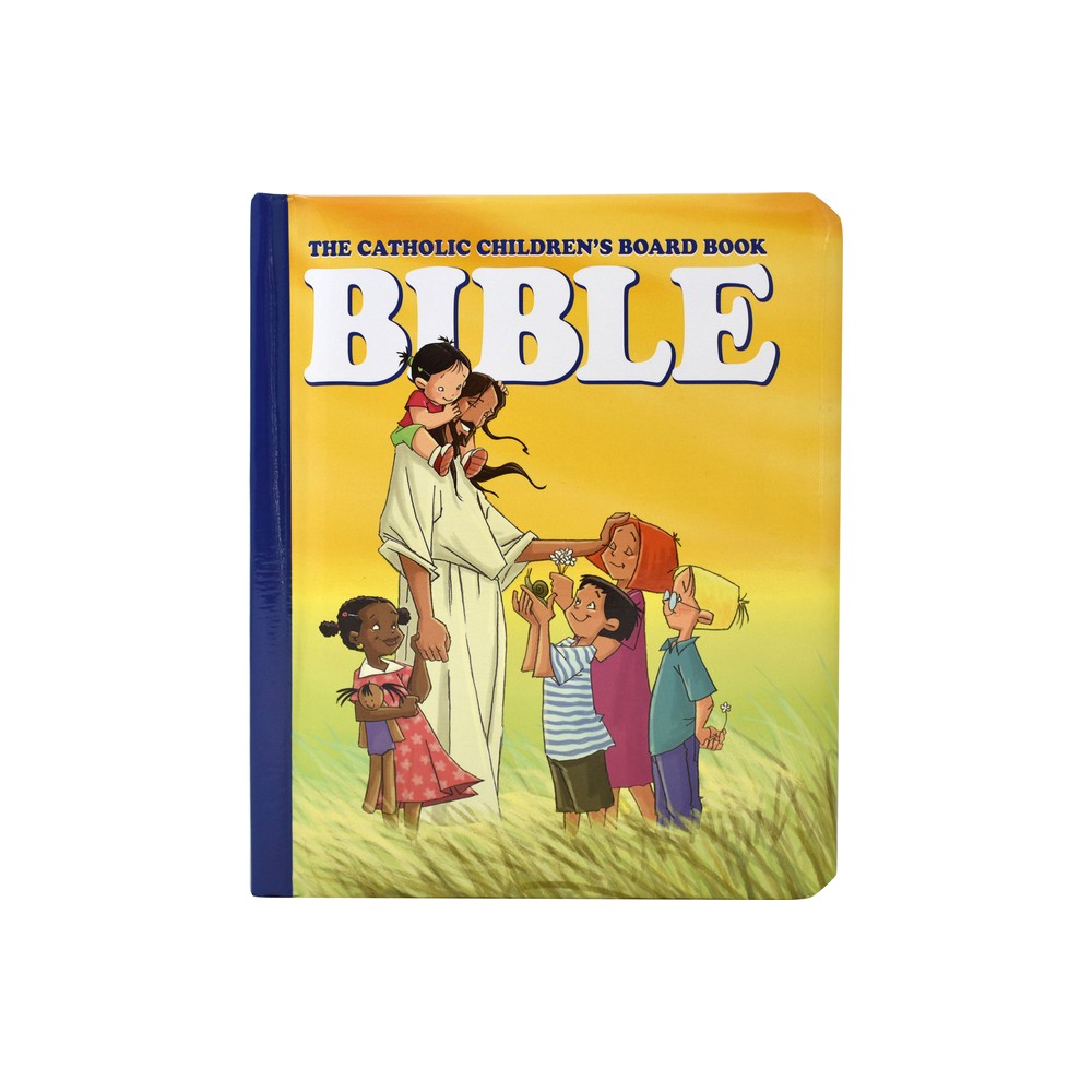 The Catholic Childrens Board Book Bible - by Judith Bauer (Hardcover)