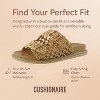 CUSHIONAIRE Women's Weaver Woven footbed sandal with +Comfort - 4 of 4