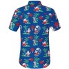WhizMax Men's Christmas Hawaiian Shirts Printed Button Down Ugly X-Mas Christmas Vacation Short Sleeve Shirts - 3 of 4