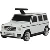 Best Ride on Cars Mercedes G Class Convertible Carry On Suitcase - White - 3 of 4