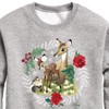 Boys' - Disney - Christmas - Family In The Forest Graphic Long Sleeve Fleece Sweatshirt - 2 of 4