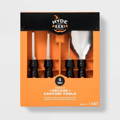4-Tools Deluxe Halloween Pumpkin Carving Kit - Hyde & EEK! Boutique™