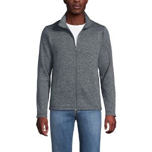 Lands' End Men's Sweater Fleece Jacket - 1 of 4