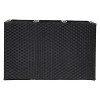 Sunnydaze 3-Section Wicker Planter Box for Indoor or Outdoor Use - Black - 3 of 4