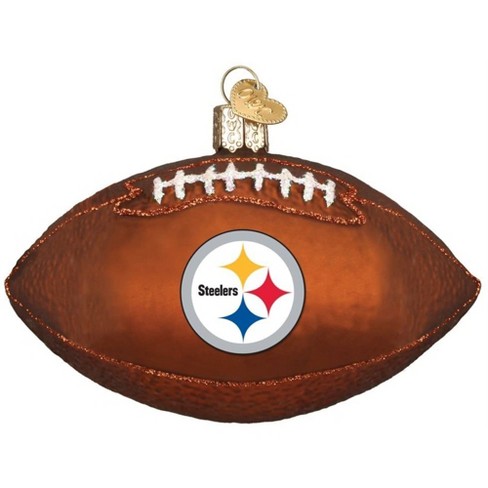 Old World Christmas Blown Glass Ornament for Christmas Tree, Pittsburgh Steelers Football - image 1 of 4