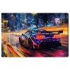 Notoriart Night Drive Vibes Car Wall Art Unframed - 2 of 4
