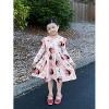 Disney Princess Toddler Moana Ruffle Sleeve Dress Long Sleeve A Line Dresses - 2 of 4