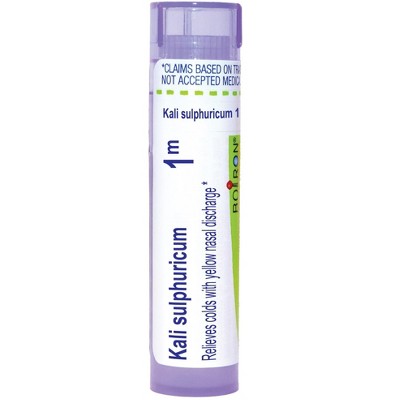 Kali Sulphuricum 1M by Boiron Homeopathic Single Medicine For Cough, Cold & Flu  -  80 Pellet