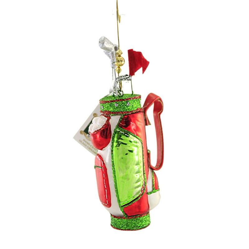 Noble Gems 5.5 Inch Golf Club Bag With Clubs Christmas Ornament Tree Ornaments, 1 of 4
