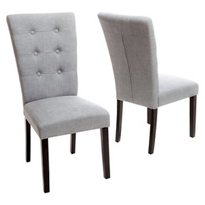 Christopher Knight Home Angelina Dining Chair - Gray (Set of 2)