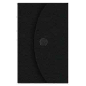 NOTIQ for Blue Sky 2025 Weekly/Monthly Planner 8.66"x6.42" Black Saffiano with Metal Snap: Adult Stationery, Ribbon Marker - 1 of 4