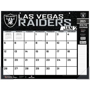 NFL Las Vegas Raiders 2025 22"x17" Desk Calendar - 1 of 4