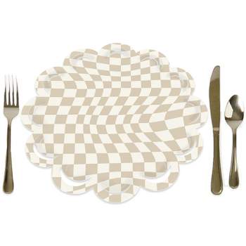Big Dot Of Happiness Blue Stripes - Simple Party Round Table
