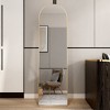 LOVMOR Inch"60"*"16.5"Generation of floor mounted full length mirrors,Golden - 2 of 4