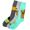 Mens Scooby-Doo 3-Pair Crew Socks in Mystery Van Box - 2 of 4