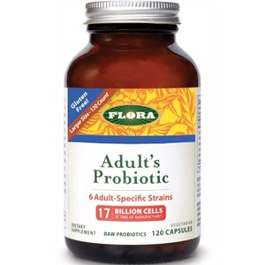 Flora Adult's Probiotic 17 Billion Cfu 120 Veg Capsules. - 1 of 2
