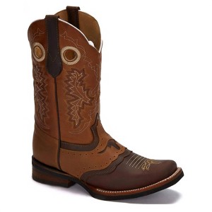 Men's 's Western Cow Leather Boots - Forastero - 1 of 4