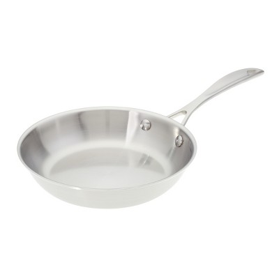 American Kitchen Cookware Tri-Ply Stainless Steel 8 Inch Skillet