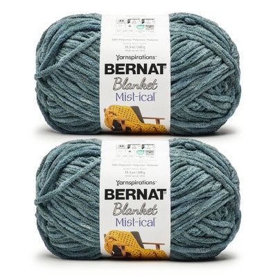 Bernat Blanket Mist-Ical Yarn 2 Pack-Teal Stream