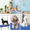 Dog Pet Grooming Table Heavy Duty Adjustable with Overhead Arm, Two Grooming Noose Mesh Tray - 2 of 4