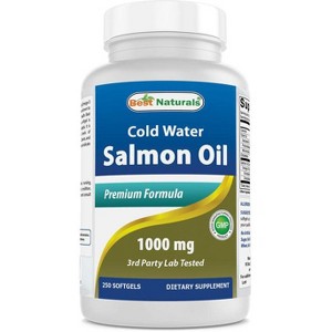 Salmon Oil 1000 mg 250 Softgels - 1 of 4