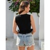 Women's Vintage Corset Vest Cute Ruffled Bustier Top with Metal Buttons Retro Boned Bodice for Casual Style - 4 of 4