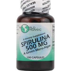 Spirulina 500mg by World Organics  -  100 Capsule - 1 of 1