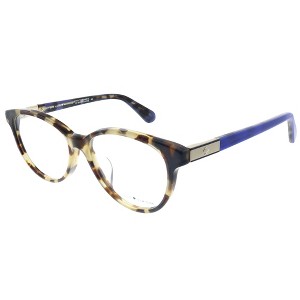 Kate Spade Low Bridge Fit  IPR Womens Round Eyeglasses Havana Beige 51mm - 1 of 3