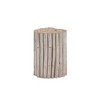 NicBex Natural Cylinder Wooden Coffee Table Decor,Small End Table for Living Room,Living Room Furniture - 4 of 4