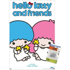 Trends International Hello Kitty and Friends: Hello - Little Twin Stars Feature Series Unframed Wall Poster Prints - 1 of 4