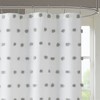 PAGED Casual Shower Curtain with All Over Pom Pom,Machine Washable - 3 of 4