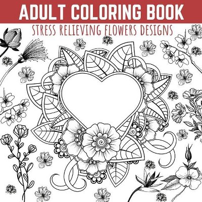 Adult Coloring Book - by  Moondust Press (Paperback)