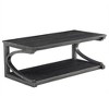 Sapphtopaz Rectangle Wood Coffee Table Special Shape Center Dining Table with 2-layer Open Storage Shelf for Living Room, Bedroom - 4 of 4