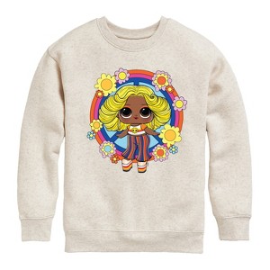 Boys' - LOL Surprise! - Shine Bay Bay Retro Graphic Long Sleeve Fleece Sweatshirt - 1 of 4
