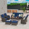 UPTIOT 8-Piece Outdoor Patio Conversation Set - 3 of 4