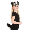 HalloweenCostumes.com One Size   Kids Disney Bambi Flower Plush Headband & Tail Halloween Costume Kit Accessory, Black/White/Brown - 4 of 4
