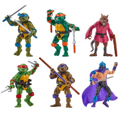 Детские фигурки Teenage Mutant Ninja Turtles Classic 4" Remastered Figure Bundle - 6pk (Target Exclusive) — фото 2