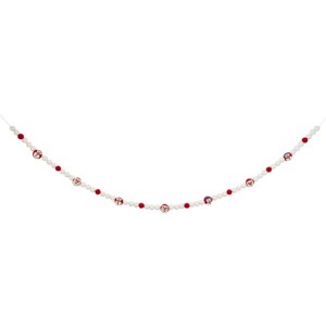 Ganz 54.0 Inch Christmas Wool Garland Christmas Colored Balls Tree Garlands - 1 of 3