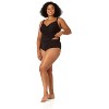 Women's Plus Live In Color Twist Front Underwire Tankini Swim Top - image 3 of 3