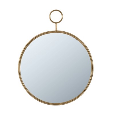 22" Framed Mirror Wall Decor Gold - A&B Home