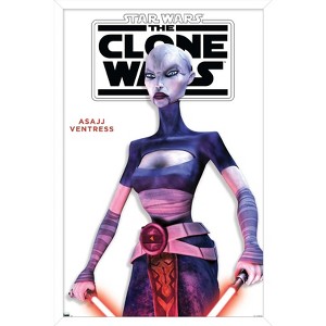 Trends International Star Wars: The Clone Wars - Asajj Ventress Feature Series Framed Wall Poster Prints - 1 of 4