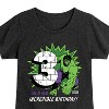 Girls' - Marvel - Hulk Incredible Birthday 3 Fitted Short Sleeve Graphic T-Shirt - 2 of 4