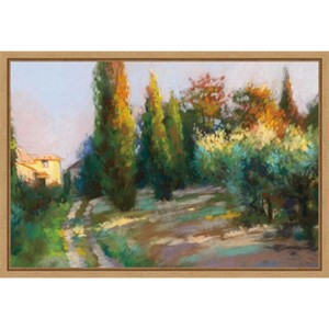 Amanti Art Villa Landscape by Christine Debrosky Canvas Wall Art Print Framed 23 x 16-in. - 1 of 4