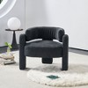 NicBex Boucle Fabric Accent Chair,Upholstered Living Room Chairs with Mid-Height Ring Backrest,Modern Armchair,Accent Chairs for Living Room - 2 of 4